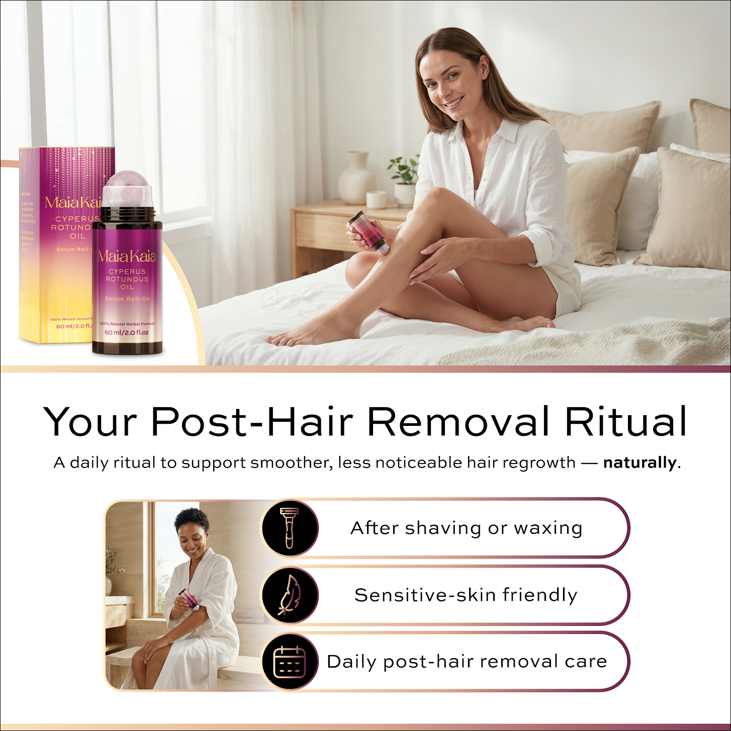 Your post-hair removal ritual.
