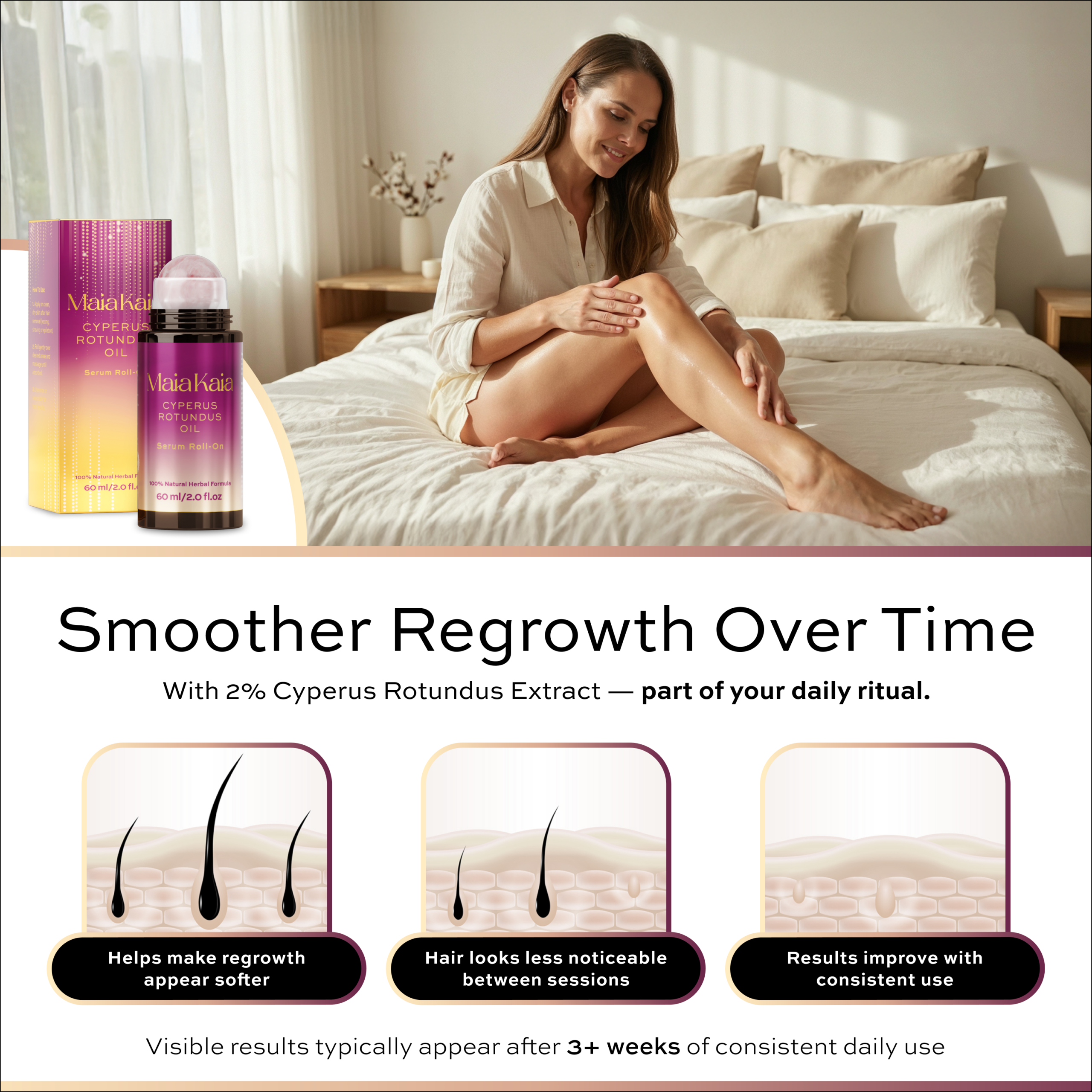 Smoother regrowth over time